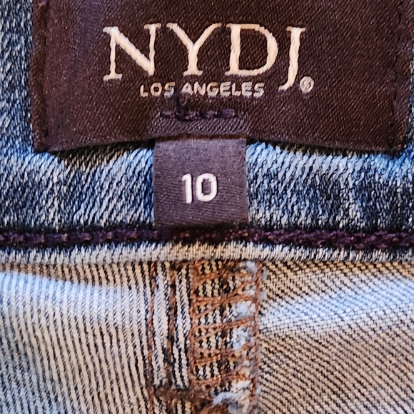 NYDJ Marilyn Crop Jeans Size 10 Pacific Wash - Picture 2 of 15